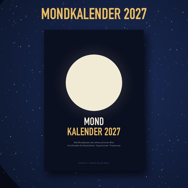 Mondkalender 2027 – Vorschau der Vorlage