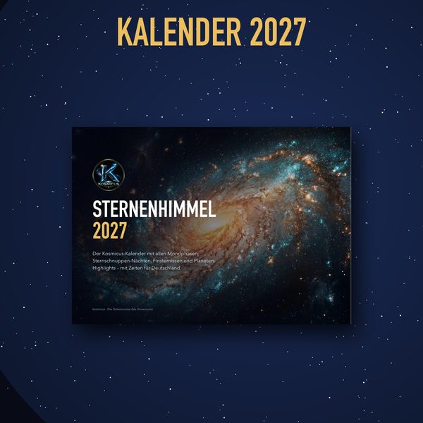 Sternenhimmel-Kalender 2027 – Vorschau der Vorlage